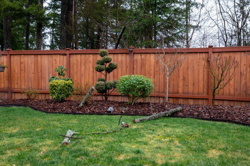 Backyard Wood Fence Service