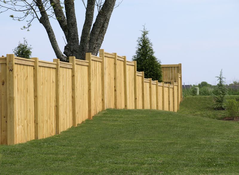 Finished Residential Fence
