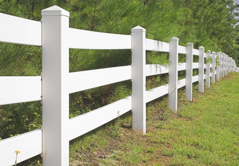 Wood Rail Fence Installation